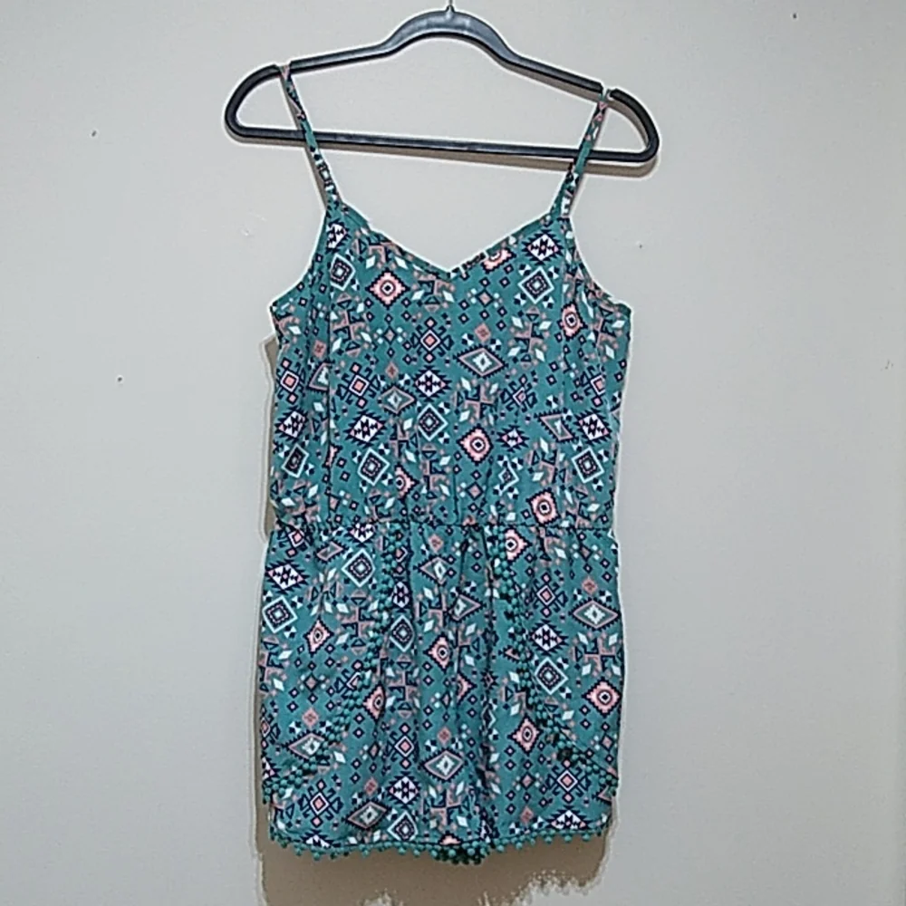 Xhilaration Aztec Print Romper